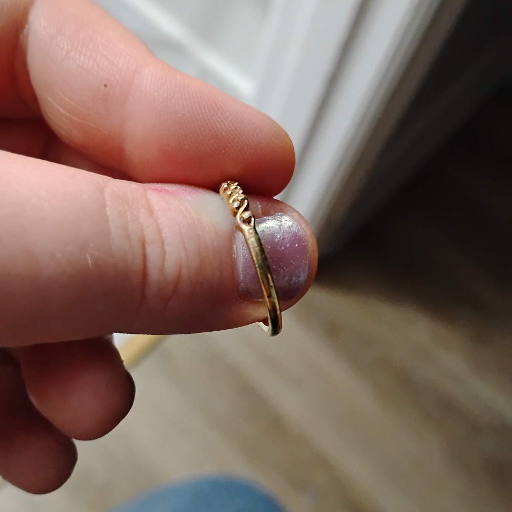 Elegant Dainty Pandora Gold-plated Wedding Band 💖💖💖 - Picture 8 of 9